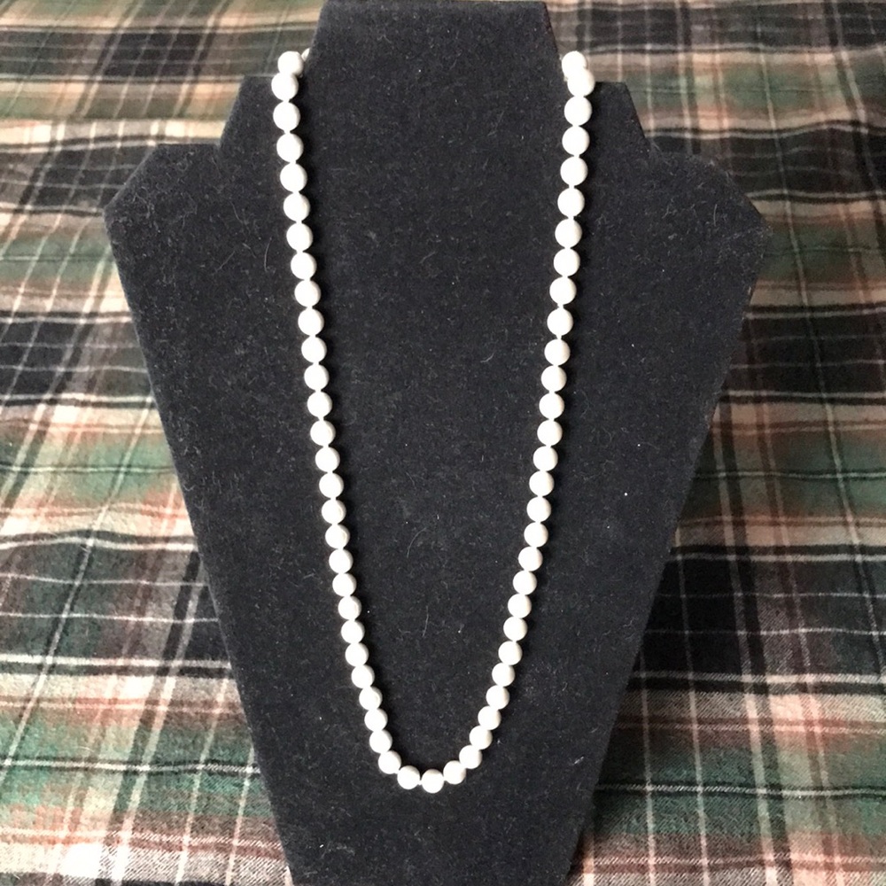 Monet Vintage Faux Pearl Necklace